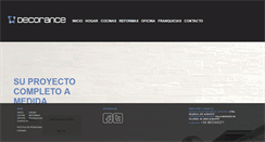 Desktop Screenshot of decorance.com